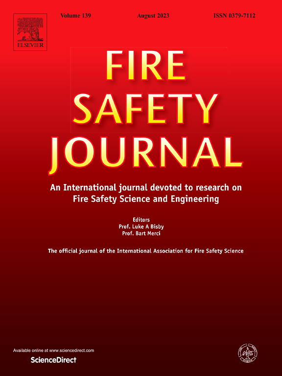 Go to journal home page - Fire Safety Journal